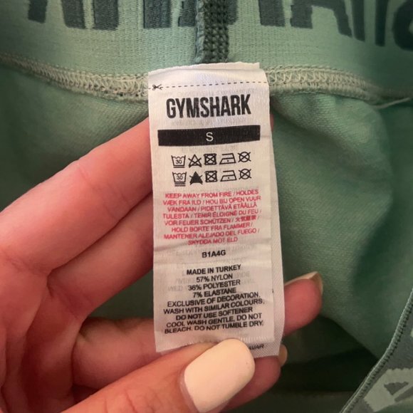Mint Green Women's Flex Gymshark Shorts - Size Small - Picture 3 of 3